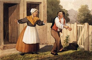 Den berusede ægtemand, ca. 1818