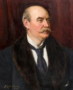 Portræt af James Russell (Dundee Chemist) af David Comba Adamson