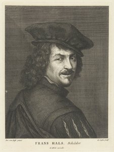 Portræt af maleren Frans Hals af David Coster
