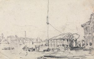Udsigt over Schelde af David Cox