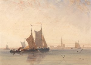 Antwerpen, morgen af David Cox