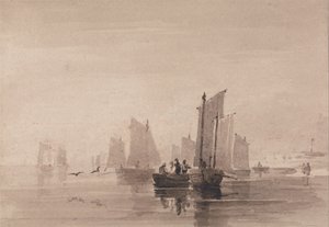 Fiskeri ud for Hastings af David Cox