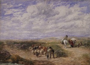 Hold den venstre vej, 1854 af David Cox