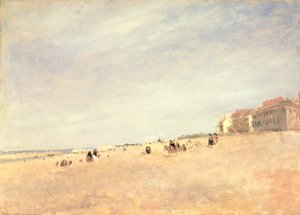 Rhyl Sands, n. 1854 (öljy kankaalle) af David Cox