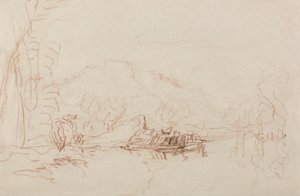 Flodscene af David Cox