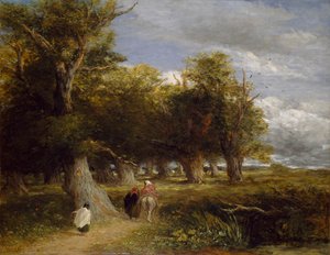 Skovens skørter, 1855 af David Cox