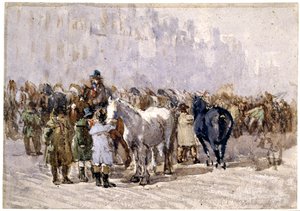 Birmingham Horse Fair, ca. 1841-49 af David Cox