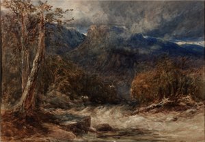 The Meeting of the Waters (kropsfarve) af David Cox
