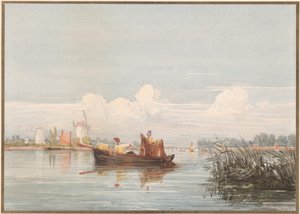 Themsen ved Battersea af David Cox