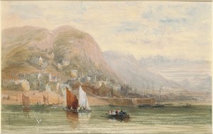 Udsigt over Barmouth, North Wales af David Cox
