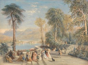 Windermere under Regattaen af David Cox