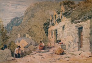 Black Jacks Cottage, Bettws-y-Coed, 1846 af David Cox the elder