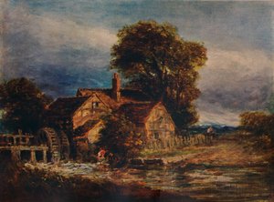 Vandhjulet, c1839 af David Cox the elder