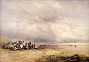 Ulverston Sands, 1835. af David Cox the elder