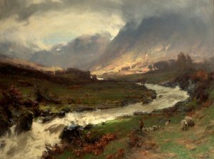 A Break in the Storm, Glen Lyon, Perthshire, Skotland, 1891-92