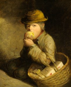 En tændstiksælger, ca. 1859 (olie på lærred)