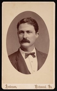 Portræt af George Washington Custis Lee 1832-1913, 1876. af David H. Anderson