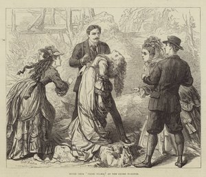 Scene fra Falsk Skam, på Globe Theatre af David Henry Friston