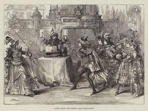 Scene fra Drury Lane Pantomime af David Henry Friston