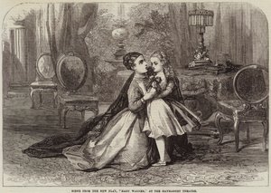 Scene fra det nye skuespil Mary Warner på Haymarket Theatre af David Henry Friston