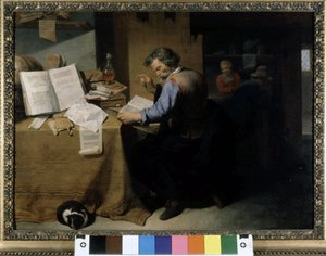 Alkymisten, maleri af David Ryckaert den unge.