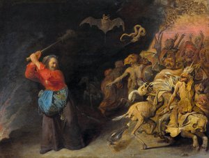 Meg la folle - Mad Me (De Dulle Griet) af Ryckaert (Rijckaert), David (1612-1661). Olie på lærred, ca. 1650, Kunsthistorisk Museum, Vienne af David II Ryckaert
