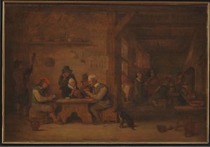 Interiør af en kro af David I Teniers