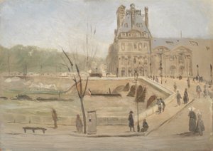 Pont Royal i Paris. Skitse