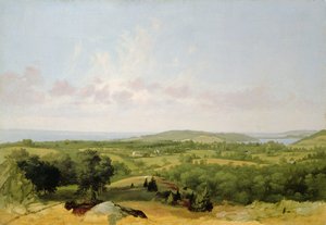 Udsigt over Narragansett Bay, nær Warwick, Rhode Island af David Johnson