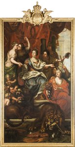 Allegorie über die friedliche Regierung von König Karl XI. af David Klöcker Ehrenstrahl