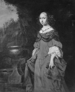 Anna Dorothea, 1640-1713, prinsesse af Holsten-Gottorp, abbedisse i Quedlinburg af David Klöcker Ehrenstrahl