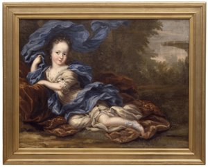 Hedvig Sofia, 1681-1708, prinsesse af Sverige, hertuginde af Holstein-Gottorp af David Klöcker Ehrenstrahl