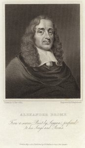 Alexander Brome - engelsk digter (1620 1666) af David Loggan