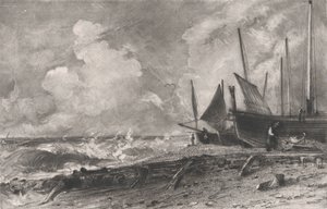 En havstrand, 1830.