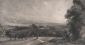 Efterårssolnedgang, 1830.