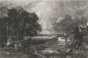 River Stour, 1831. af David Lucas