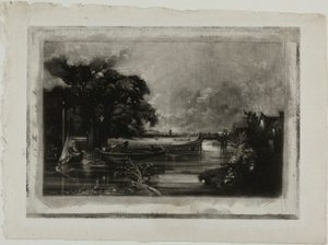 The River Stour fra forskellige emner af engelsk landskab af David Lucas