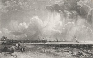 Yarmouth, Norfolk, 1832. af David Lucas