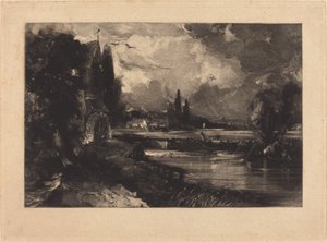 Mølle nær Colchester af David Lucas after John Constable