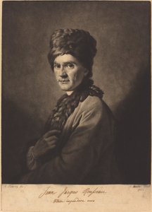 Jean-Jacques Rousseau af David Martin after Allan Ramsay