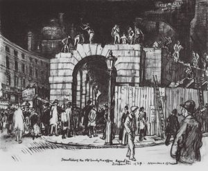 London: The End of the Circus (farvelitografi)