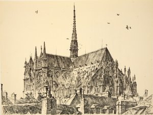 Amiens-katedralen, illustration fra 