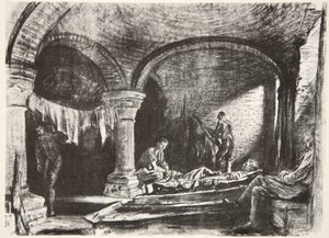 An Underground Billet, illustration fra 