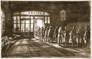 At a Base Station, illustration fra 
