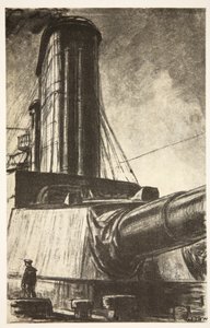 On a Battle-cruiser, illustration fra 
