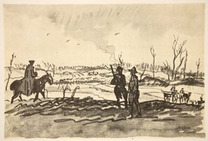 På Somme: nær Mametz, illustration fra 