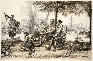 Out of the line, illustration fra 