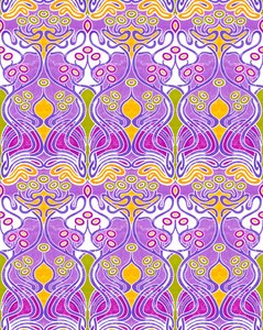 Beauclair Mauve, 2018 (mixed media digital) af David Newton