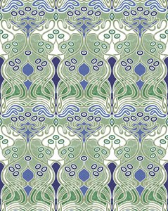 Beauclair Pale Green,2018 (mixed media digital) af David Newton