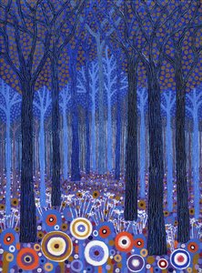 Blue Forest, 2011 (akryl på lærred)